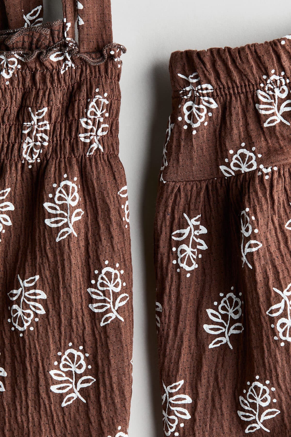 دامن اچ اند ام دخترانه قهوه ای | H&M 1357088 MA — تصویر ۳