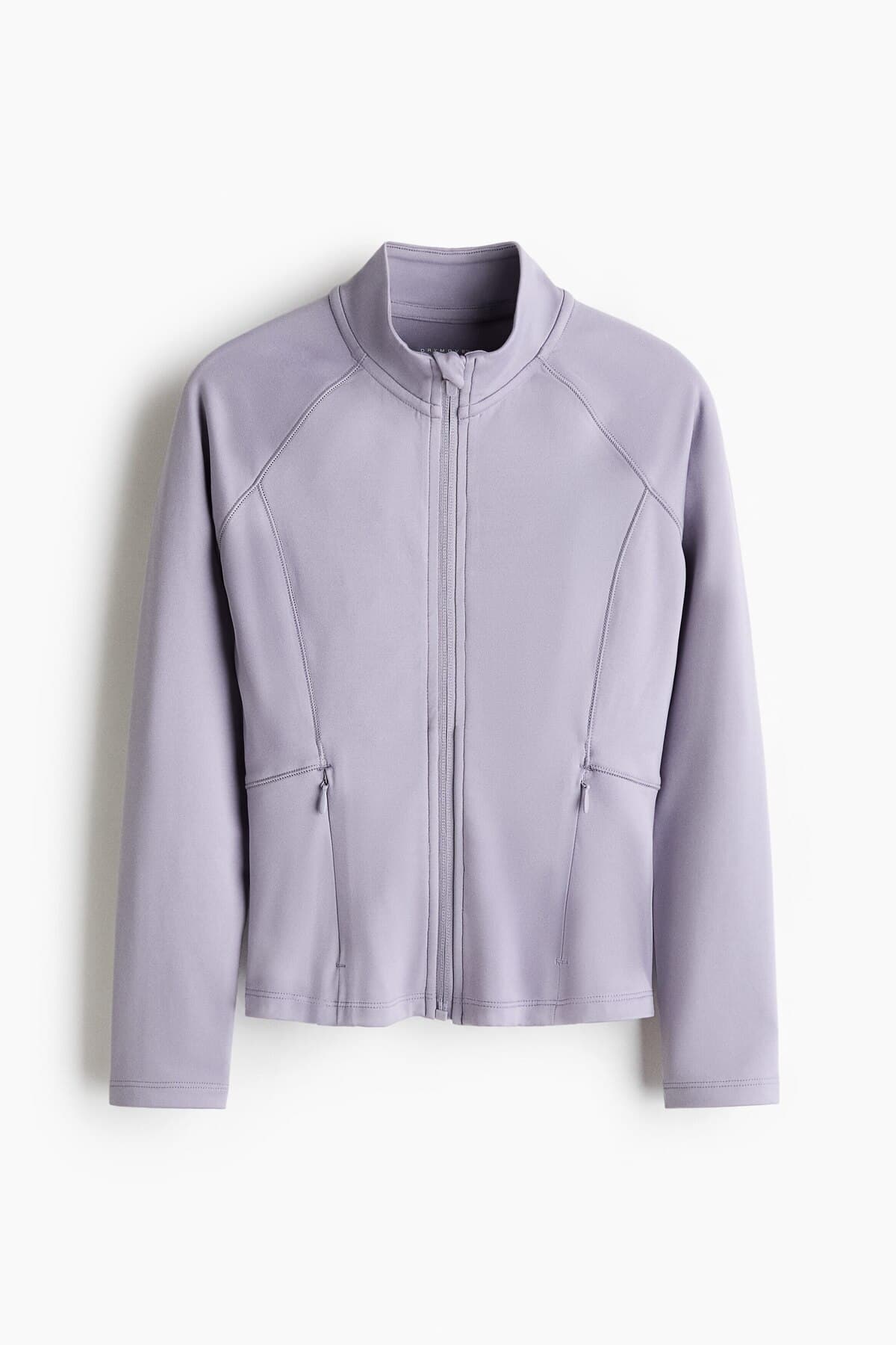 سویشرت اچ اند ام دخترانه پلی استر بنفش راسته Fitted/فیت بیسیک ورزش | H&M 1306582 CN — تصویر ۵