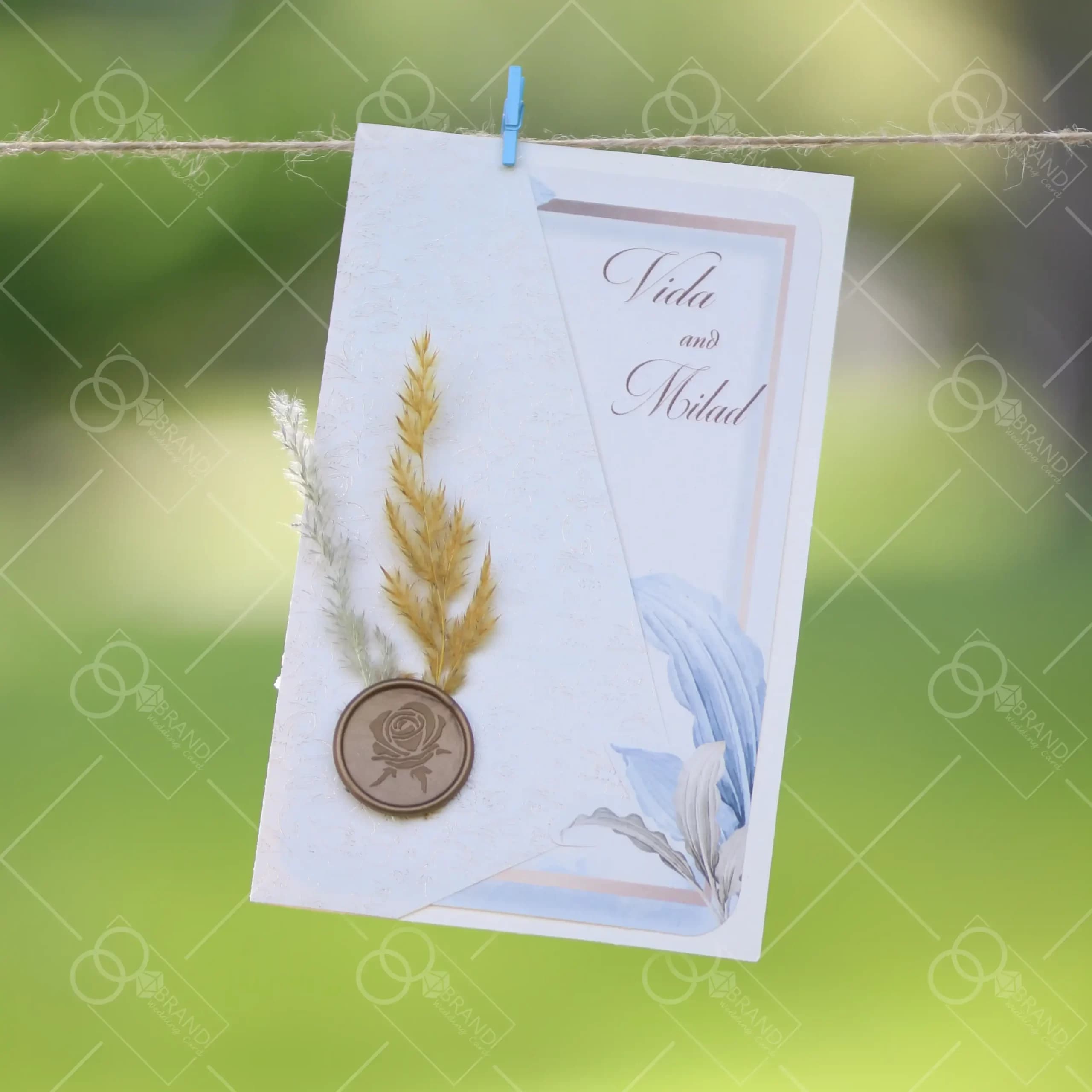 کارت عروسی قیمت مناسب مدل Keila — تصویر ۲