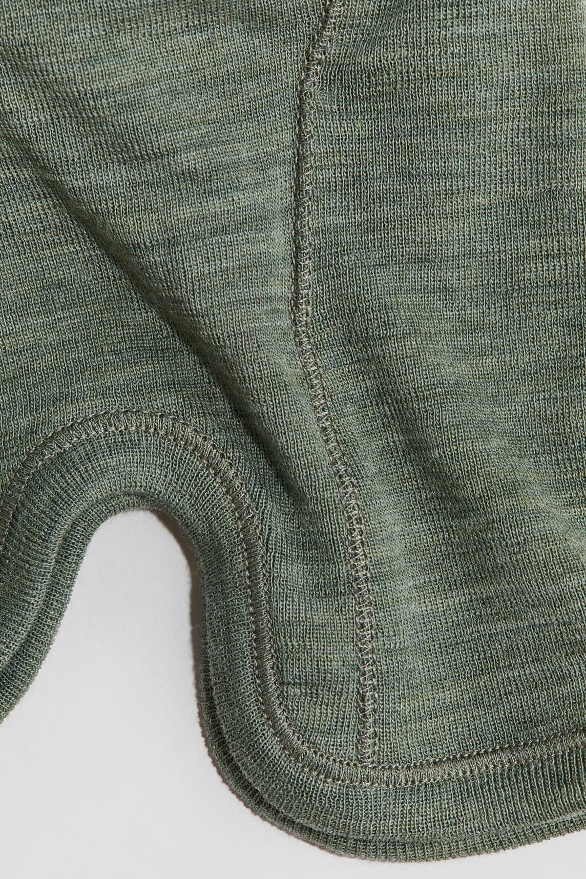 برت/کلاه بافتنی اچ اند ام پسرانه خاکی راسته | H&M 1300333 CN — تصویر ۲