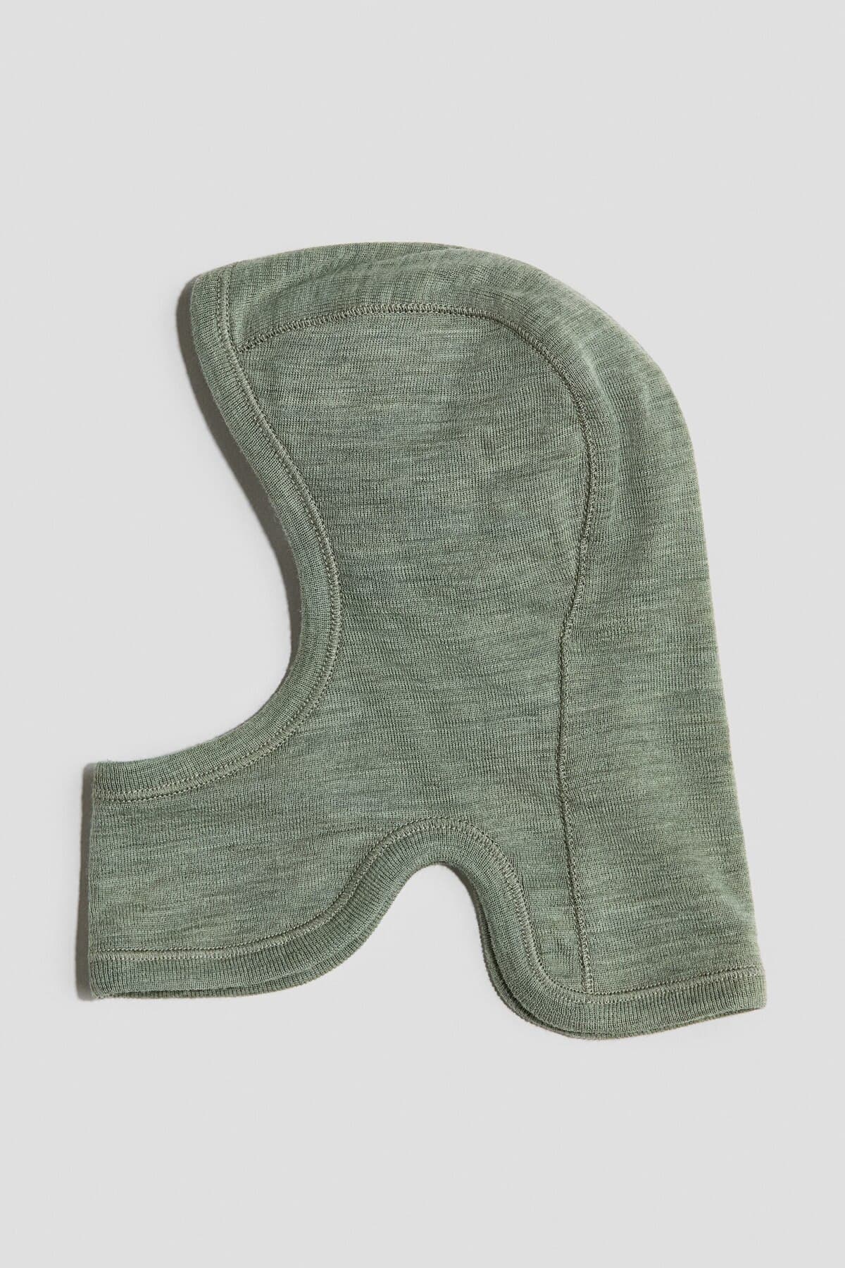 برت/کلاه بافتنی اچ اند ام پسرانه خاکی راسته | H&M 1300333 CN