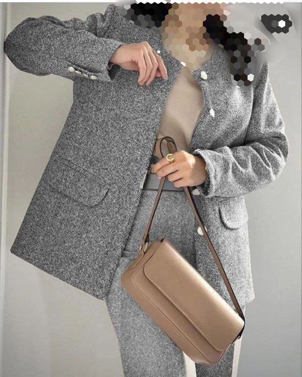 کت و شلوار جناغی پاییزه زنانه