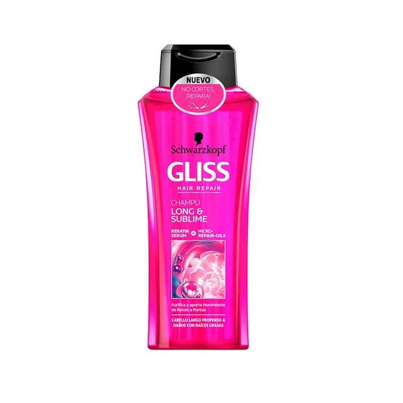 شامپو تقویت کننده مو گلیس مدل Supreme Length حجم 400 میل