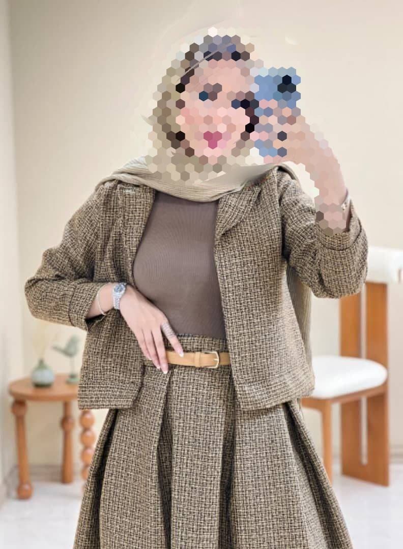 ست کت و دامن مجلسی پاییزه زنانه(ارسال یک هفته کاری)