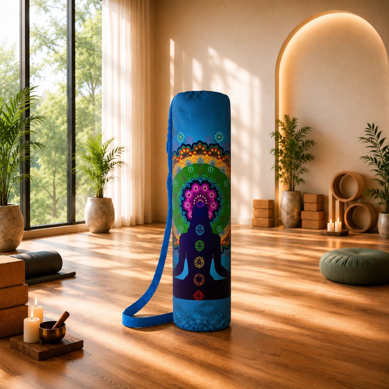 کیف مت یوگا مخمل طرح یوگینی کد 1266