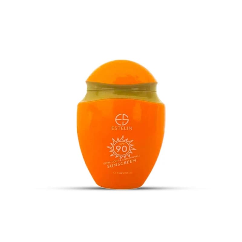 کرم ضدآفتاب بی رنگ ضدچروک استلین SPF90