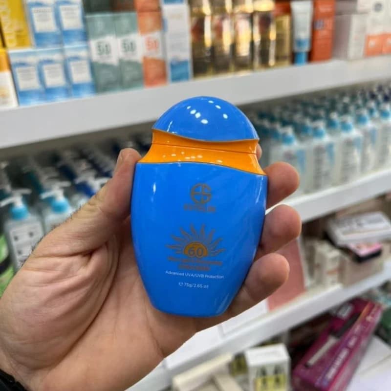 کرم ضدآفتاب اولترا استلین مدل تخم مرغی SPF60 — تصویر ۴
