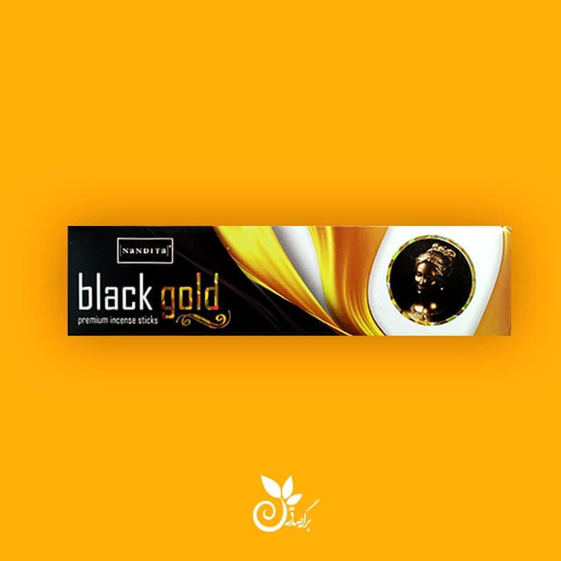 عود 50 گرمی بلک گلد (black gold) برند NANDITA — تصویر ۲