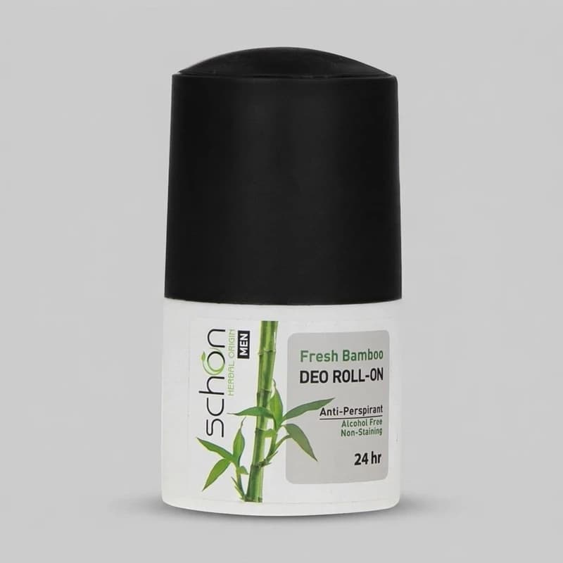 مام رول ضد تعریق مردانه شون مدل فرش بامبو Fresh Bamboo با رایحه گل، مرکبات و چوب، حجم 50 میلی‌لیتر، ماندگاری 24 ساعت