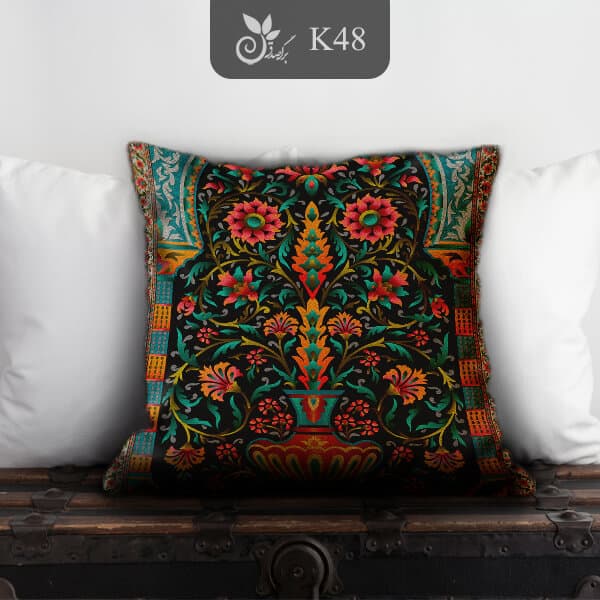 کوسن مخمل طرح سنتی کد 48