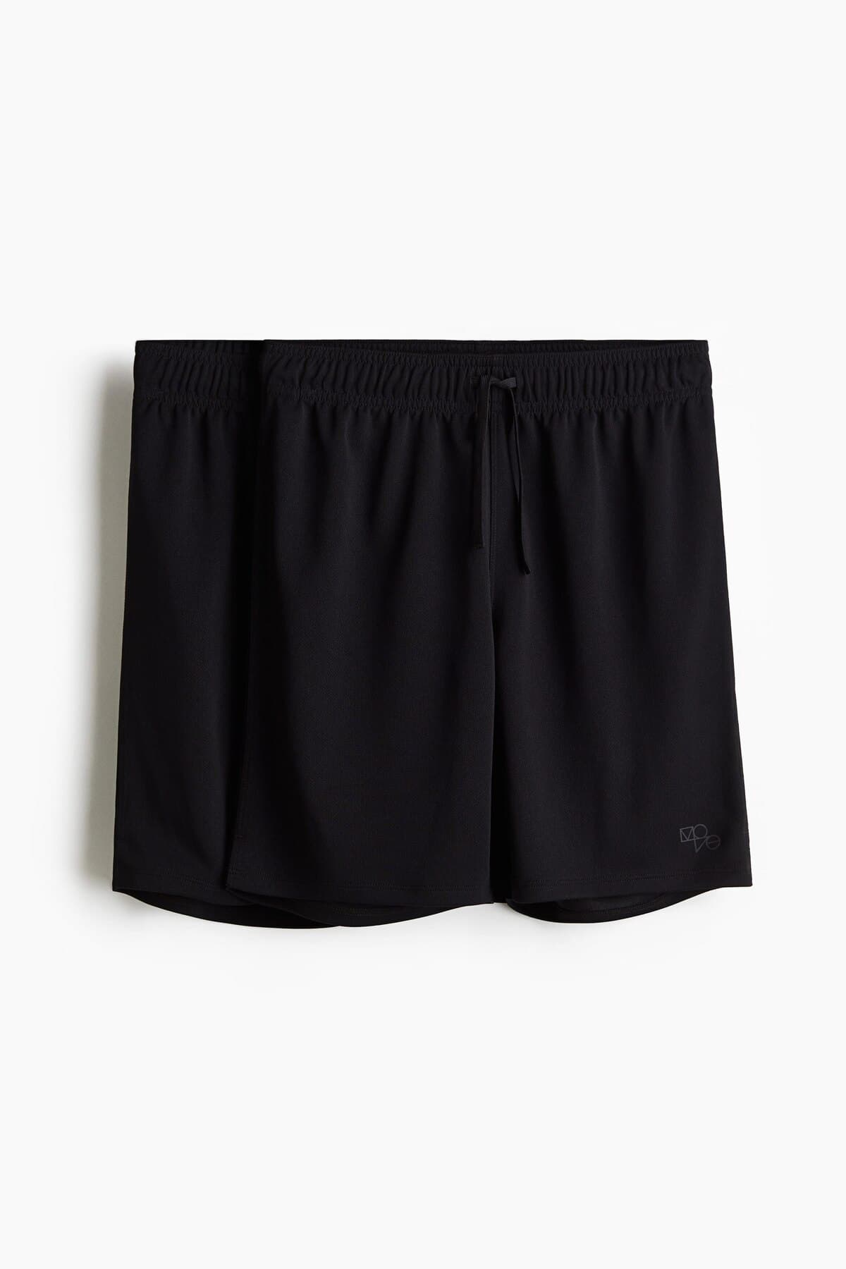 شلوارک برمودا اچ اند ام پسرانه پلی استر مشکی راسته Relaxed/ریلکس فاق نرمال Relaxed/ریلکس | H&M 1035462 CN