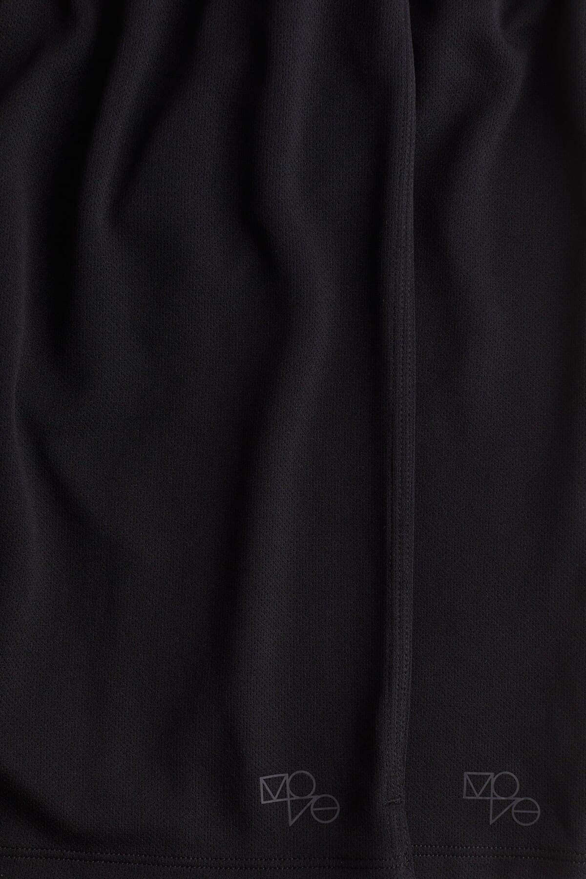 شلوارک برمودا اچ اند ام پسرانه پلی استر مشکی راسته Relaxed/ریلکس فاق نرمال Relaxed/ریلکس | H&M 1035462 CN — تصویر ۲