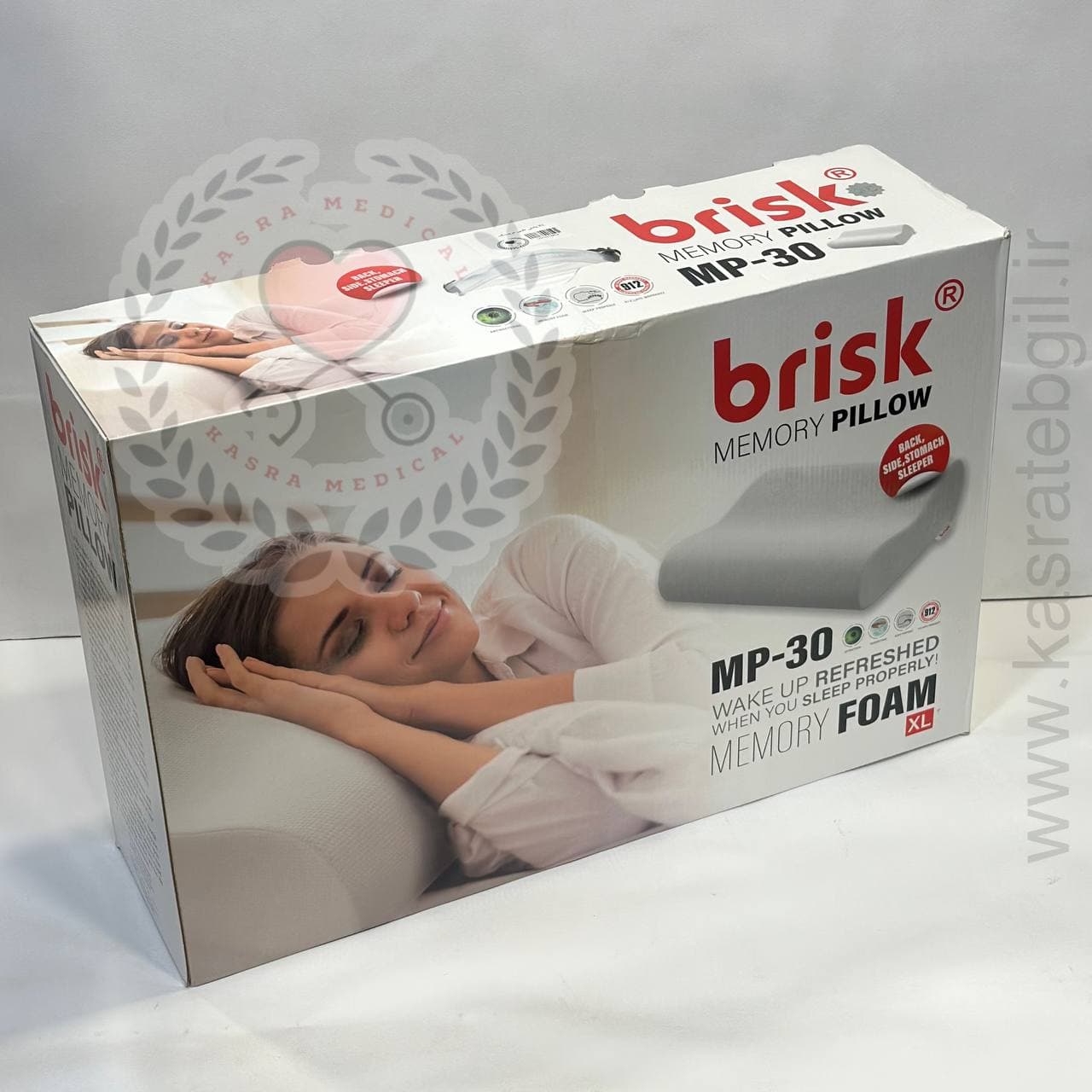 بالش طبی مموری فوم XL بریسک Brisk MP30