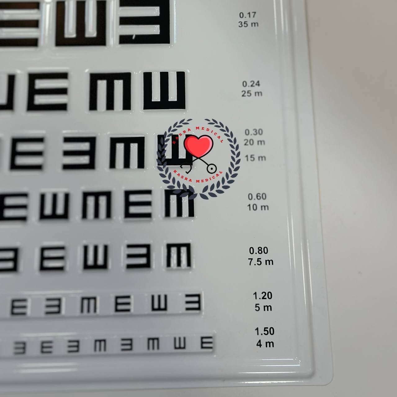 چارت بینایی سنجی پریما مدل D06 — تصویر ۳