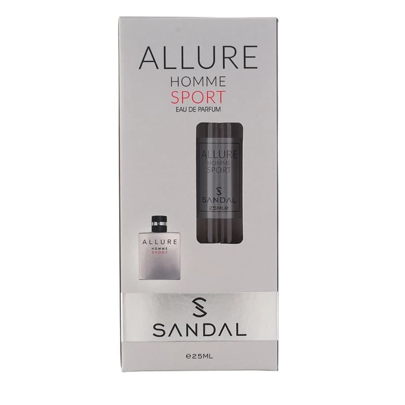 عطر جیبی مردانه الور اسپرت صندل حجم 25 میلی‌لیتر