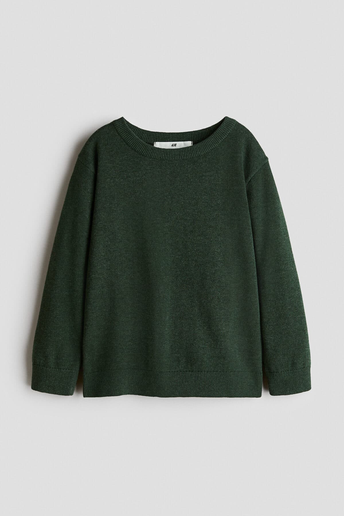 سویشرت اچ اند ام پسرانه سبز راسته Regular/رگولار | H&M TYC6W7XZFN178758633921705 BD