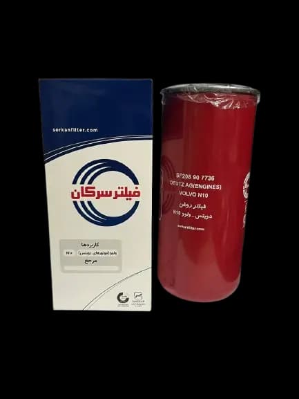 فیلتر روغن ولوو N10,NL10 دویتس سرکان کد 7736
