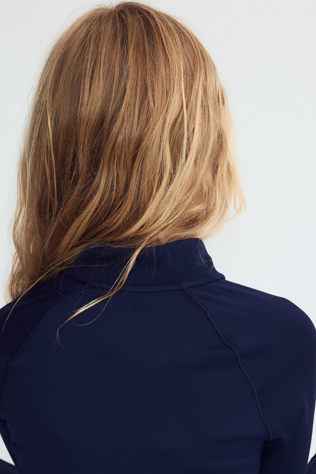 سویشرت اچ اند ام دخترانه پلی استر آبی سرمه ای راسته Fitted/فیت بیسیک ورزش | H&M 1306582 CN — تصویر ۶