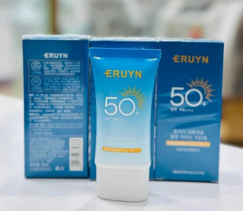 کرم ضدآفتاب کره ای SPF50 ERUYN — تصویر ۳