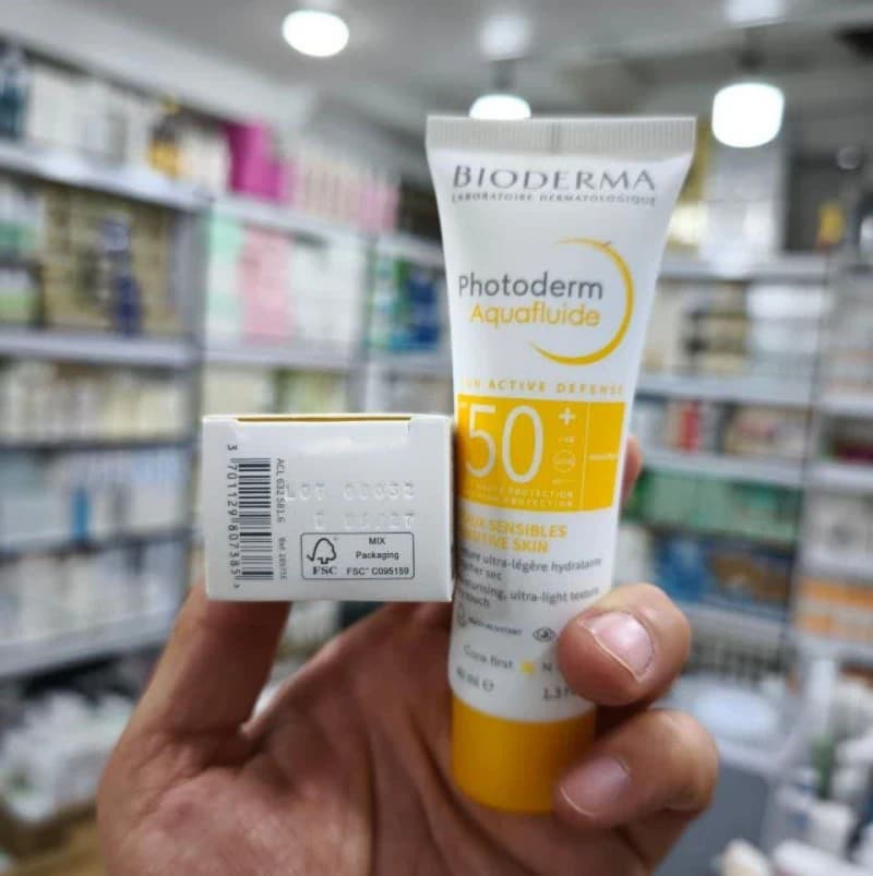 ضدآفتاب آبرسان آکوافلویید بایودرما SPF50 — تصویر ۴