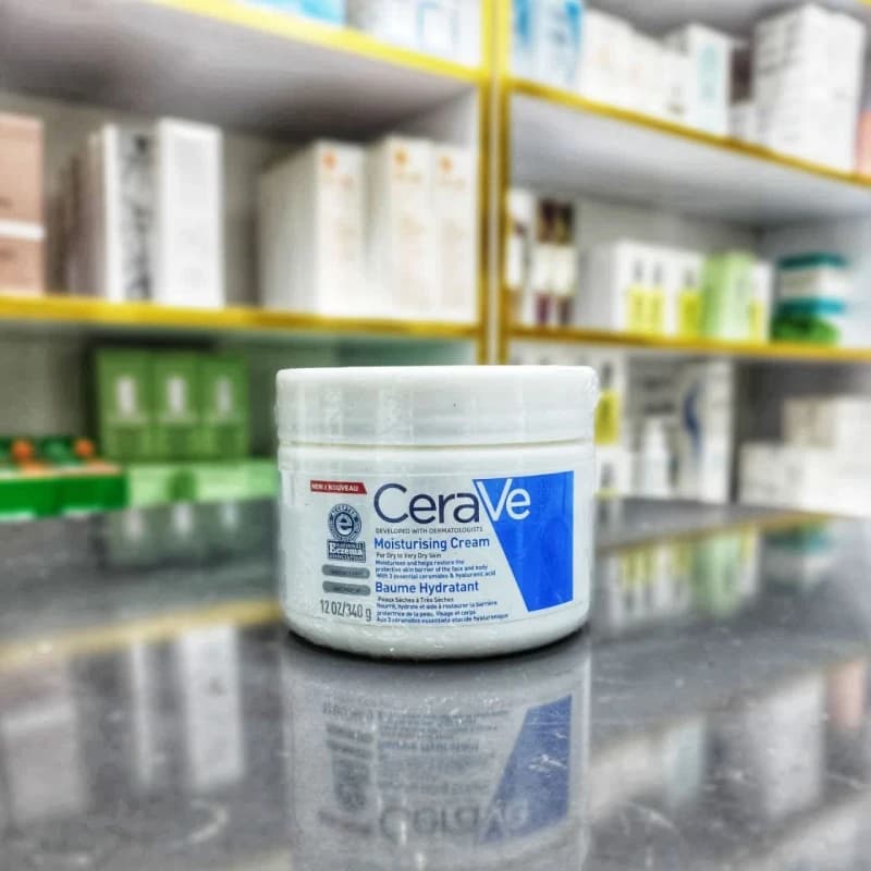 کرم مرطوب کننده و آبرسان پوست خشک سراوی 340گرم — تصویر ۴