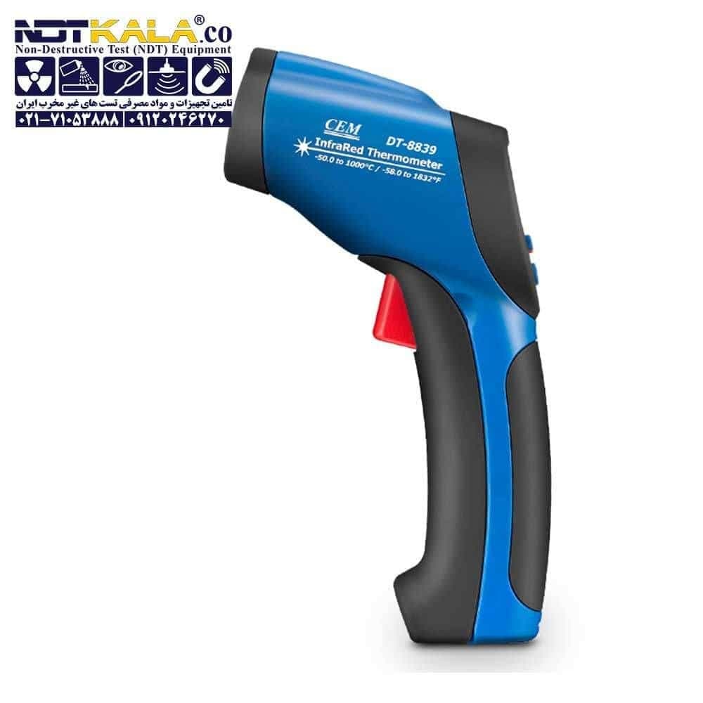 دماسنج لیزری 1300 درجه CEM DT-8858 — تصویر ۳