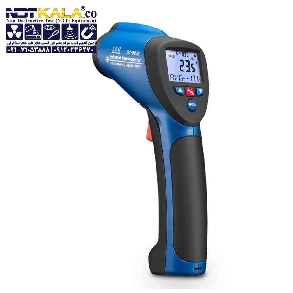 دماسنج لیزری 1300 درجه CEM DT-8858 — تصویر ۲