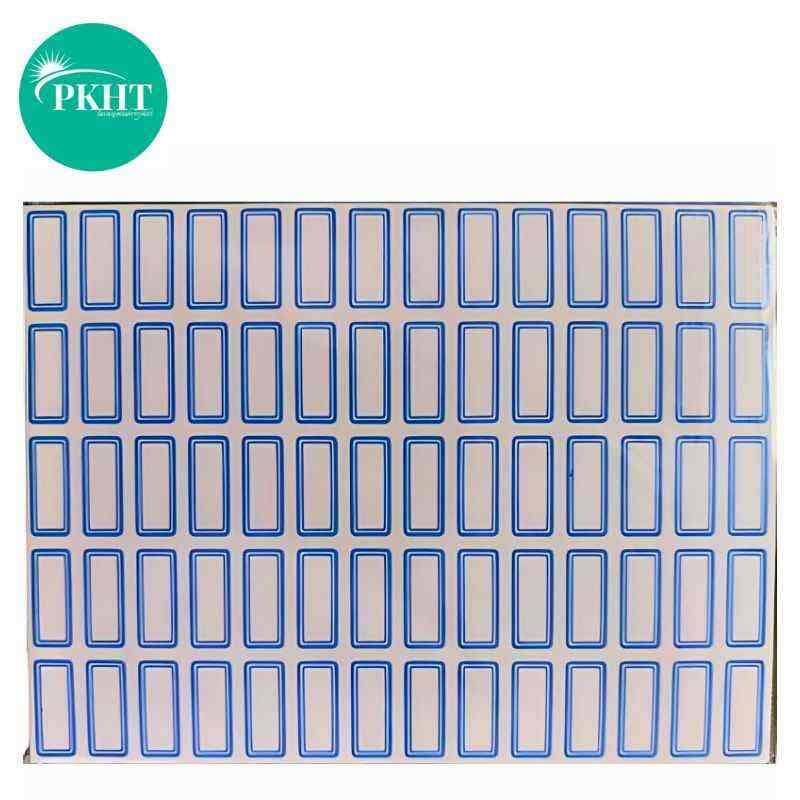 برچسب دور آبی 100 برگی سایز 1 × 2.1 سانتیمتر ایرانی عمده