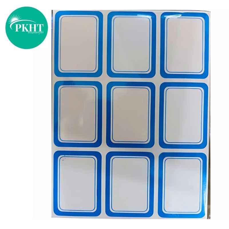 برچسب دور آبی 100 برگی سایز 3.6 × 4.5 سانتیمتر ایرانی — تصویر ۲