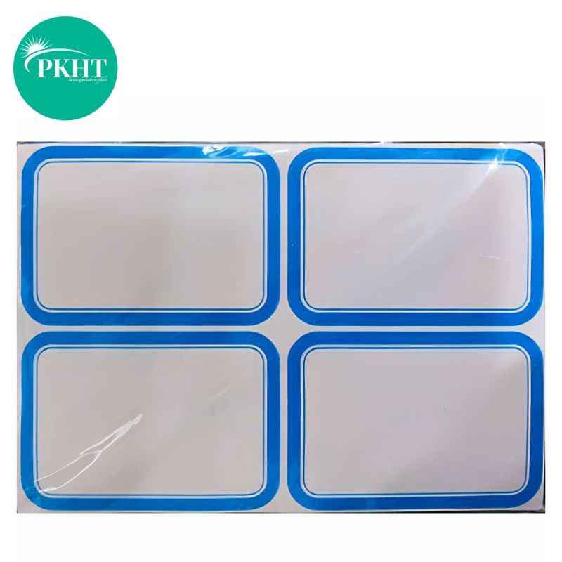 برچسب دور آبی 100 برگی سایز 5.4 × 7.5 سانتیمتر ایرانی — تصویر ۲