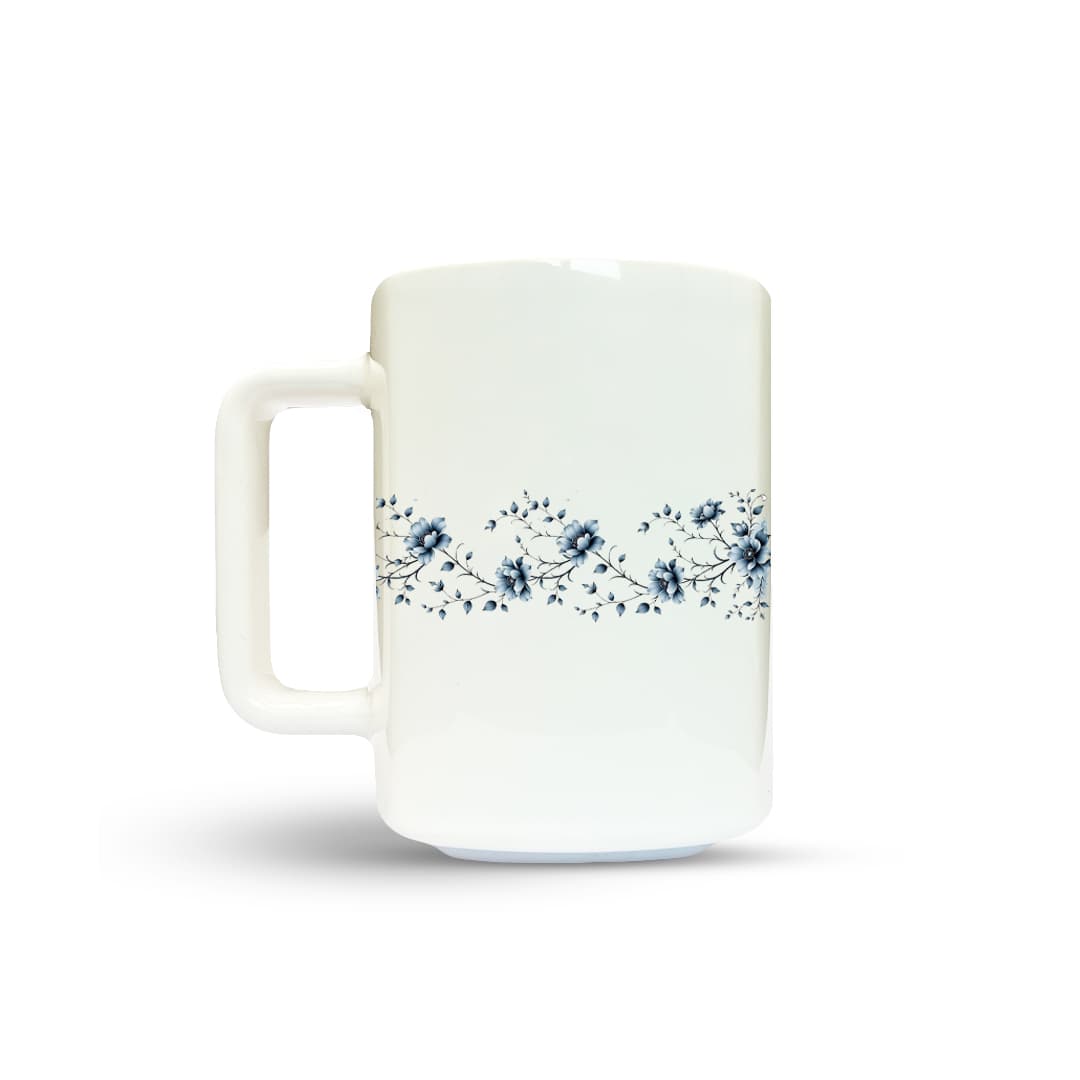 ماگ طرح گل ابی بزرگ کد 3036