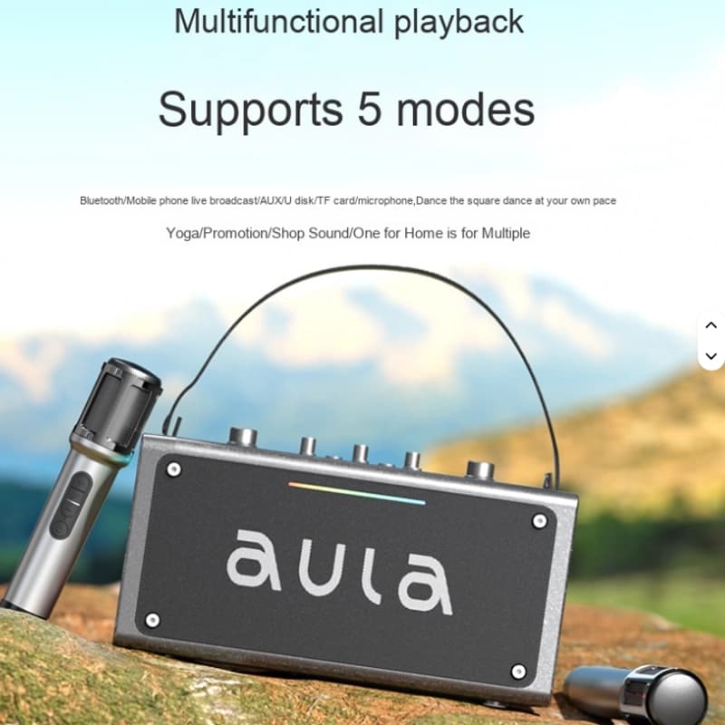 اسپیکر بلوتوث شارژی AULA K19 — تصویر ۲