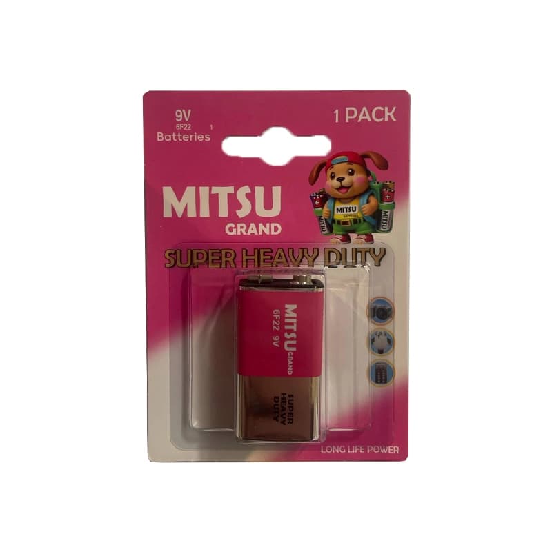 باطری کتابی کارتی MITSU 9V