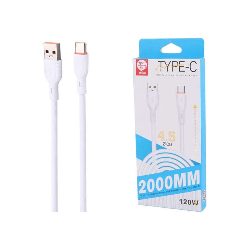 کابل شارژ تایپ سی YOUSHENGKU K-117 2M