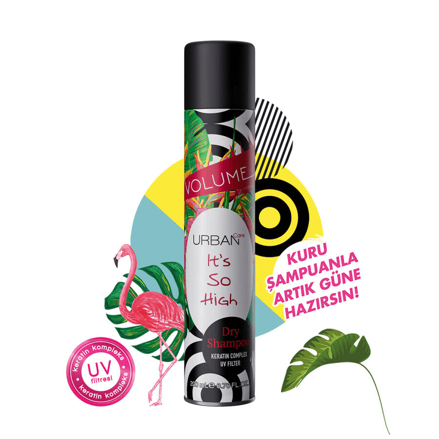 شامپو خشک حجم دهنده اوربان کر Urban Care Its So High Dry Shampoo 200 ml — تصویر ۲