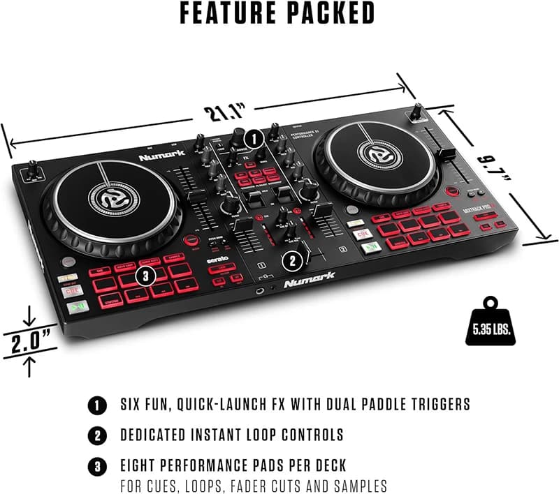 دی جی کنترلر Numark MIXTRACK PRO FX — تصویر ۸