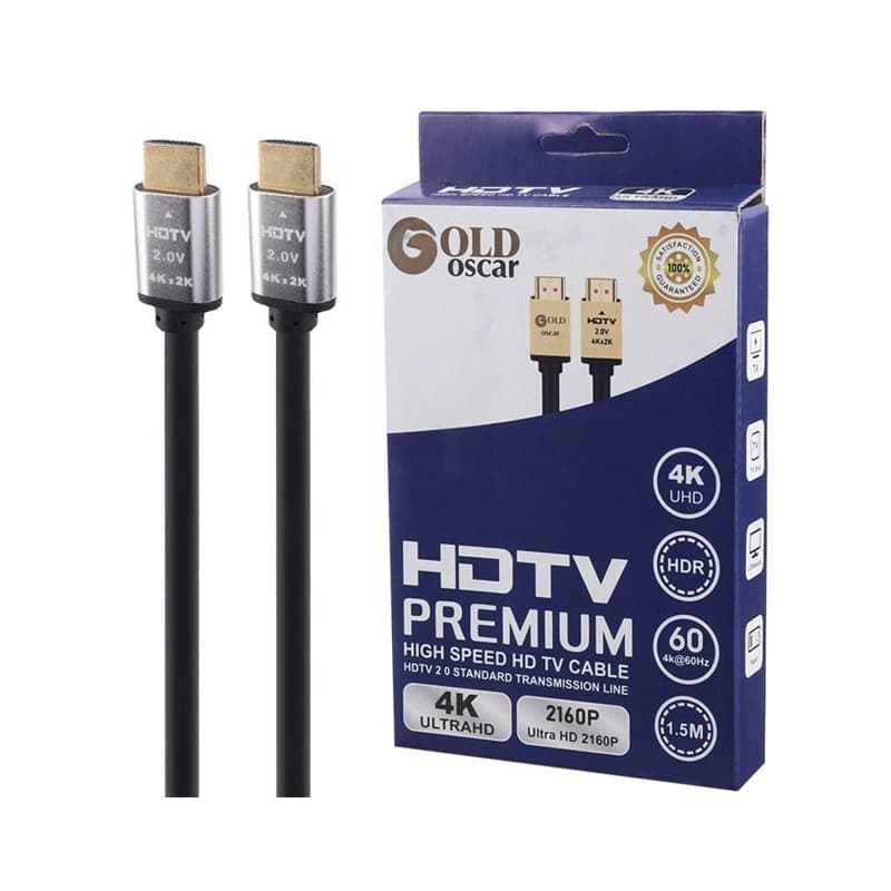 کابل OSCAR HDMI 4K 19+1 15M سرفلزی