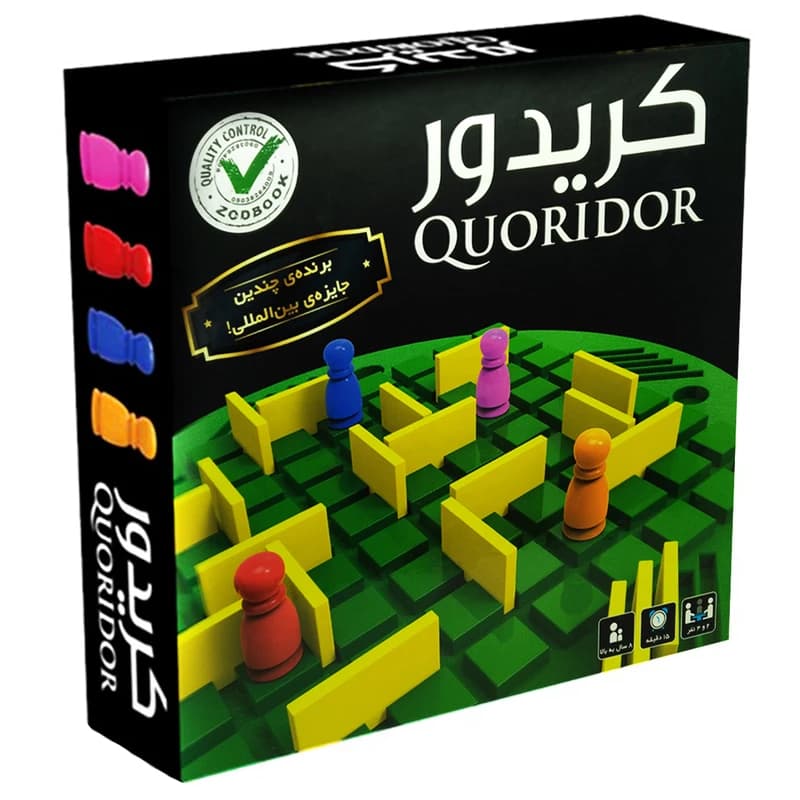 بازی فکری رومیزی استراتژیک کریدور مناسب رده سنی +7 — تصویر ۲