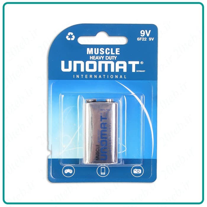 باتری کتابی یونومات مدل Muscle 6F22