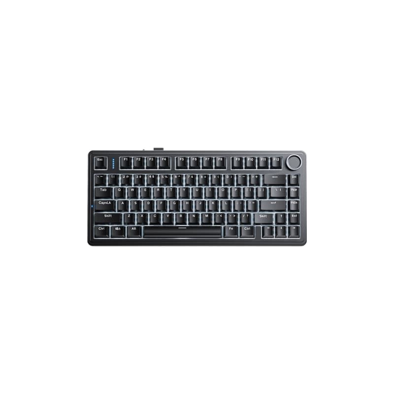 کیبورد بی سیم گیمینگ AULA F75 GLACIER BLUE ICE VEIN SWITCH — تصویر ۶