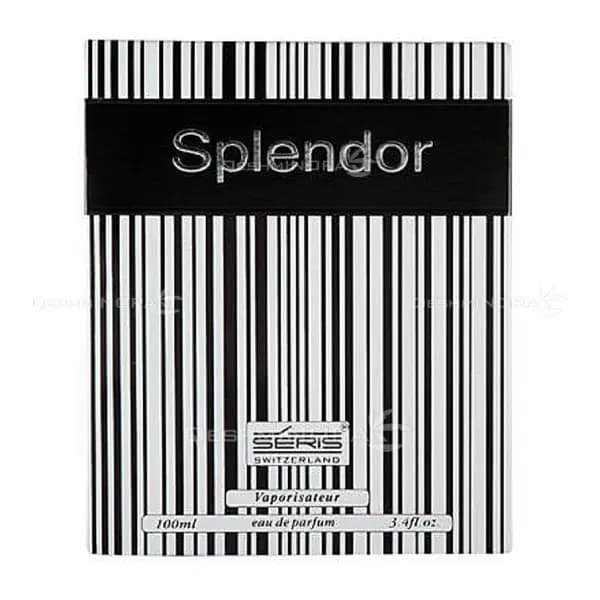 عطر مردانه سریس اسپلندور بلک ادو پرفیوم Seris Splendor Black Eau de Parfum — تصویر ۲