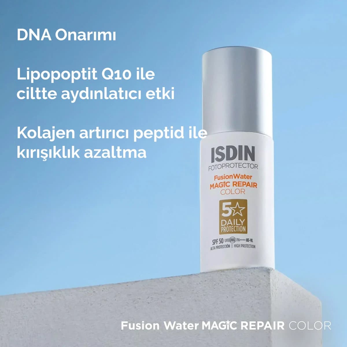 ضد آفتاب مجیک ریپیر فیوژن واتر ایزدین SPF50 [ترمیم کننده] — تصویر ۸