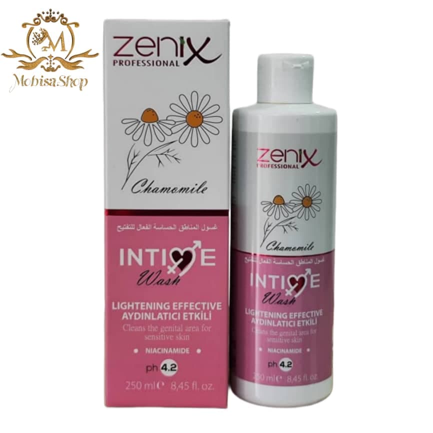 ژل بهداشتی بانوان زنیکس zenix برای پوست حساس حجم 250 میل