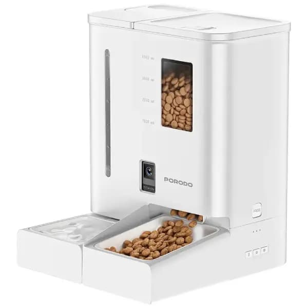 دستگاه غذای هوشمند حیوانات پرودو مدل Porodo Petmate Automatic Pet Feeder PDFD035VWH — تصویر ۶