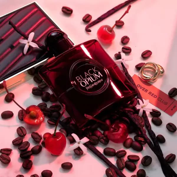 عطر زنانه ایو سن لوران بلک اوپیوم اور رد ادو پرفیوم Yves Saint Laurent Black Opium Over Red Eau de Parfum — تصویر ۲