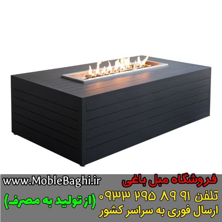 مبل باغی آلومینیومی ال مدل کویین — تصویر ۳