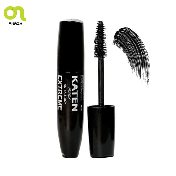 ریمل چشم کاتن KATEN مدل آنتی آلرژی سوپرلش ماسکارا anti allergy super lash -اناژ