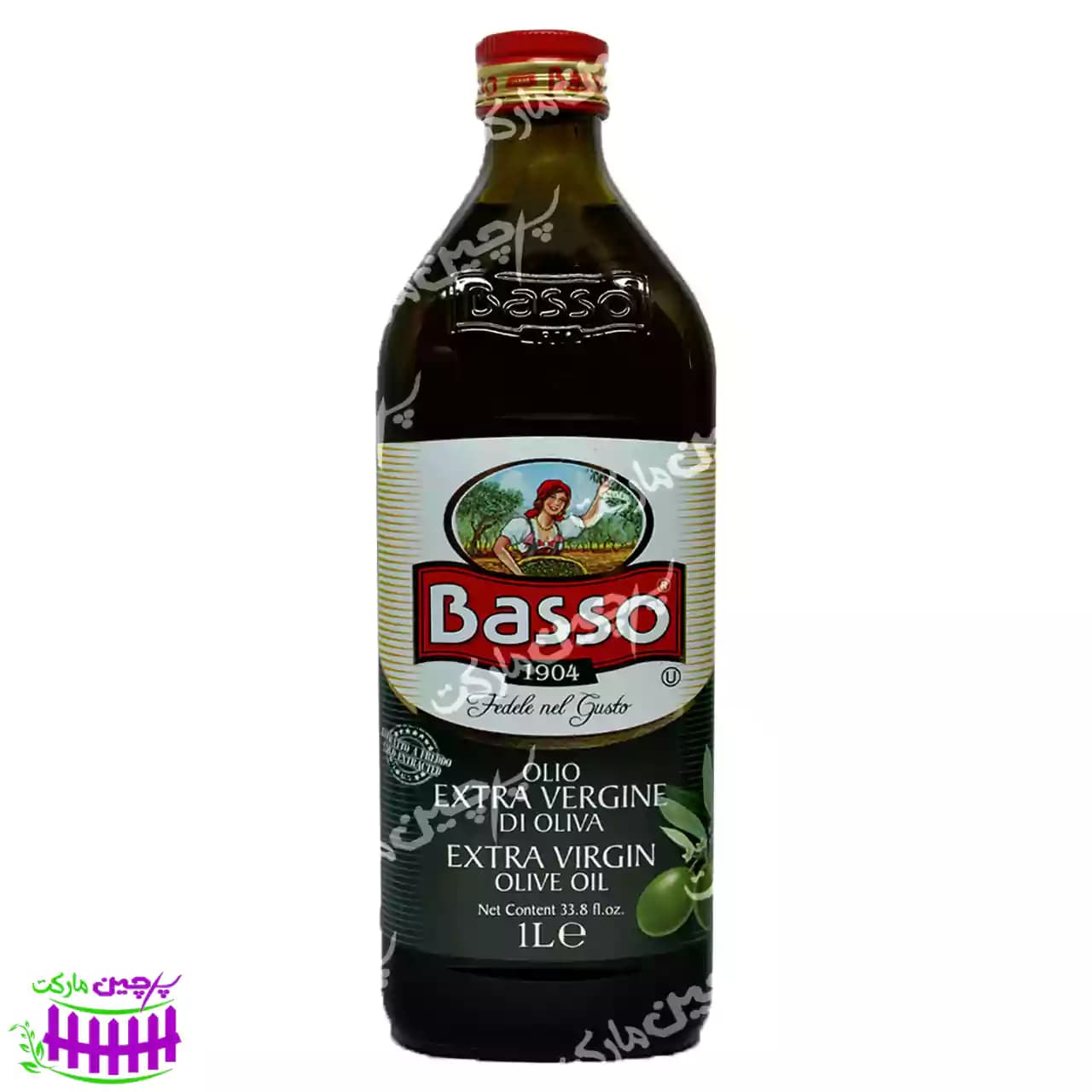 روغن زیتون فرابکر باسو بابو 1 لیتر ( basso )