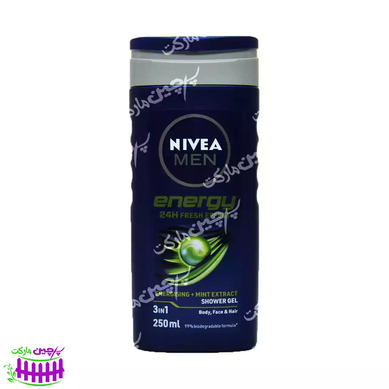شامپو سر و بدن آقایان انرژی با عصاره نعنا 250 میل فرش افکت نیوآ – nivea
