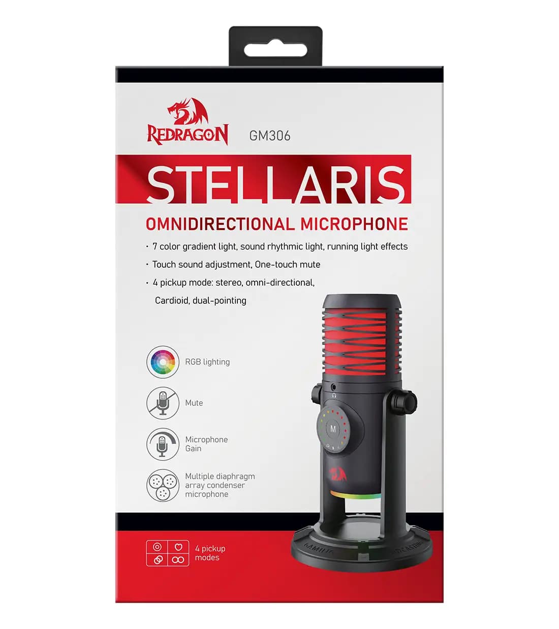 میکروفون گیمینگ ردراگون مدل Stellaris GM306 — تصویر ۲